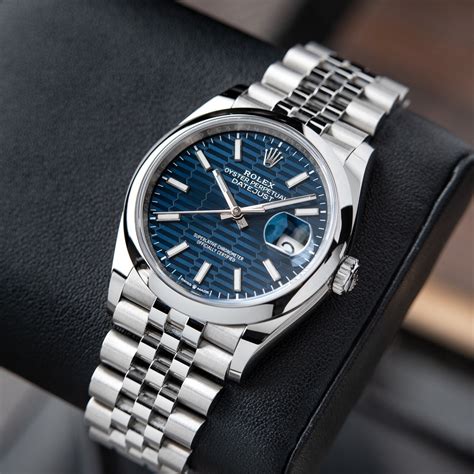 rolex datejust 36 blue dial jubilee|Rolex dj36.